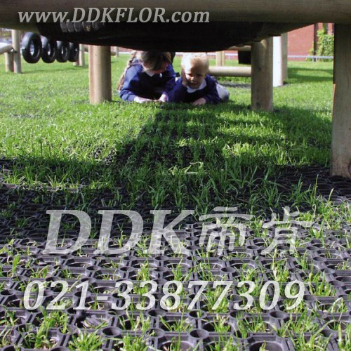 室外活動(dòng)區域_草坪地保護_黑色樣板圖片，帝肯(DDK)_400_222效果圖，草坪保護墊,幼兒園戶(hù)外地墊,幼兒園戶(hù)外地板,幼兒園室外地膠,幼兒園室外地墊,幼兒園地面防滑墊,帶孔防滑墊,戶(hù)外網(wǎng)狀橡膠墊,戶(hù)外地毯,室外地毯