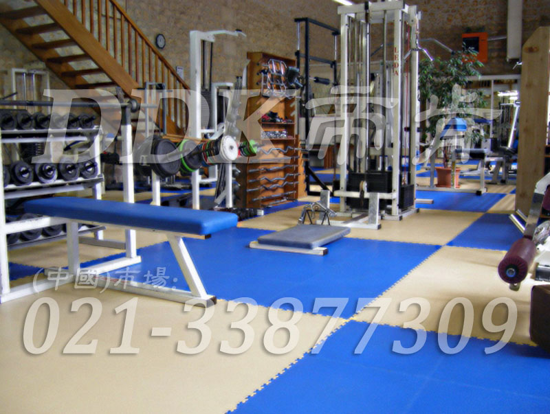 室內健身房運動(dòng)地面材料（26）_天藍色加淺灰色樣板圖片,帝肯(DDK)_2000_3020（健身房地面鋪裝材料）效果圖,健身房pvc塑膠地板,健身房地墊,健身房地板,健身房地板膠,健身房地毯,健身房地膠,健身房橡膠地板,健身房防震地墊,運動(dòng)地墊,運動(dòng)地板,運動(dòng)地膠